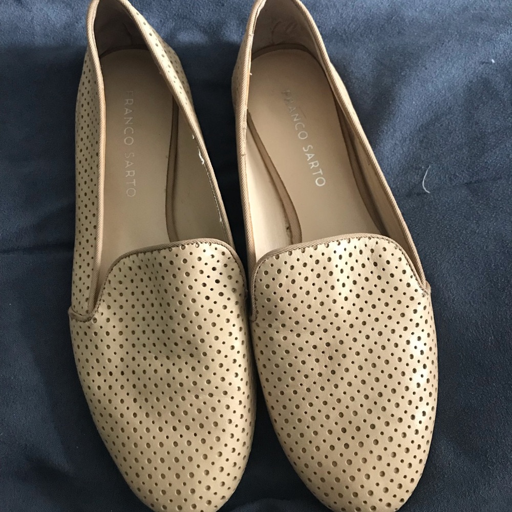 Franco Sarto tan flats